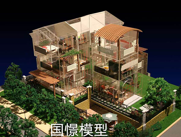 监利市建筑模型