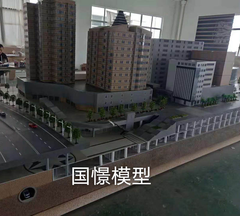 监利市建筑模型