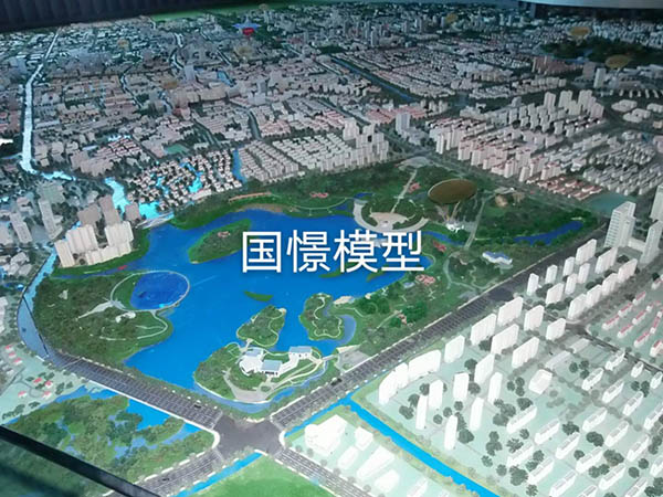 监利市建筑模型