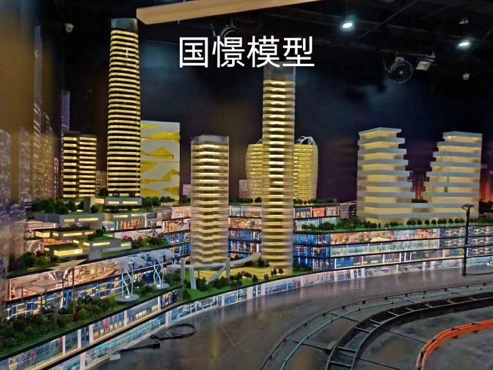 监利市建筑模型