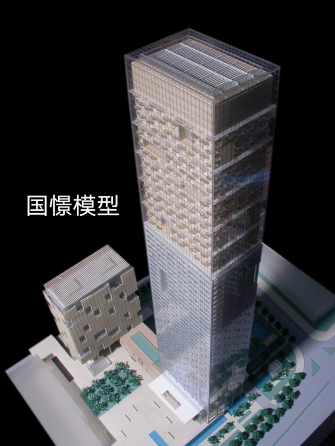 监利市建筑模型